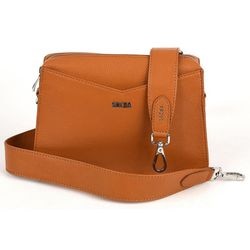 Schoudertas socha so-d42 rits bruin