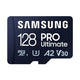 Microsd-kaart samsung pro ultimate 128 gb blauw