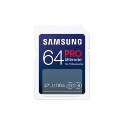 Microsd-kaart samsung pro ultimate 64 gb wit