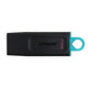 Usb-stick kingston datatraveler exodia 64 gb turkoois, zwart
