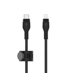 Belkin oplaadkabel caa011bt3mbk zwart usb-c male naar apple lightning