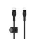 Belkin oplaadkabel caa011bt3mbk zwart usb-c male naar apple lightning
