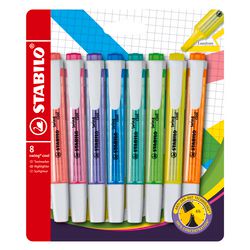 Afbeelding laden in galerijviewer, Stabilo tekstmarker swing cool 275 8-3 kleurenassortiment breed beitel 8 stuks
