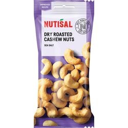 Noten nutisal dry roasted cashew 14 stuks a 60 g