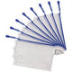 Opbergtas djois a5 blauw pvc (polyvinylchloride)