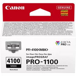Inktcartridge canon pfi-4100mbk matzwart origineel