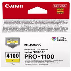 Inktcartridge canon pfi-4100y geel origineel