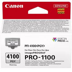 Inktcartridge canon pfi-4100pgy fotogrijs origineel