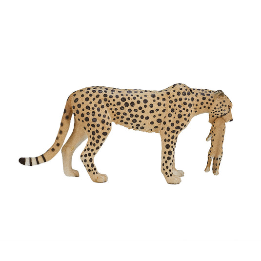 Mojo wildlife cheetah vrouwtje met welp - 387167