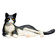 Mojo farmland liggende kat zwart wit - 387367
