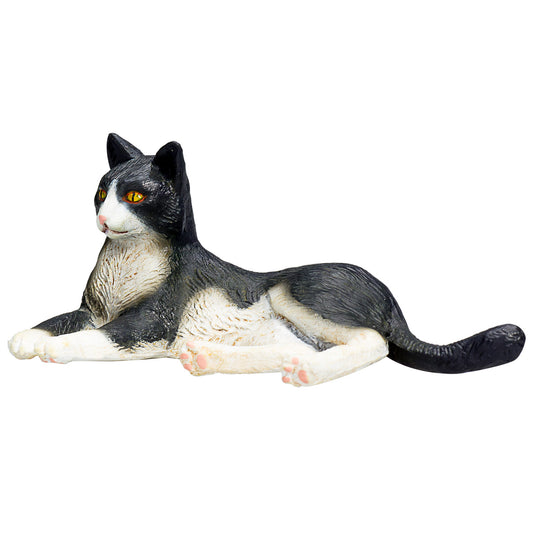 Mojo farmland liggende kat zwart wit - 387367