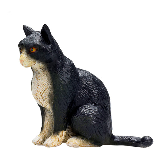 Mojo farmland zittende kat zwart wit - 387371