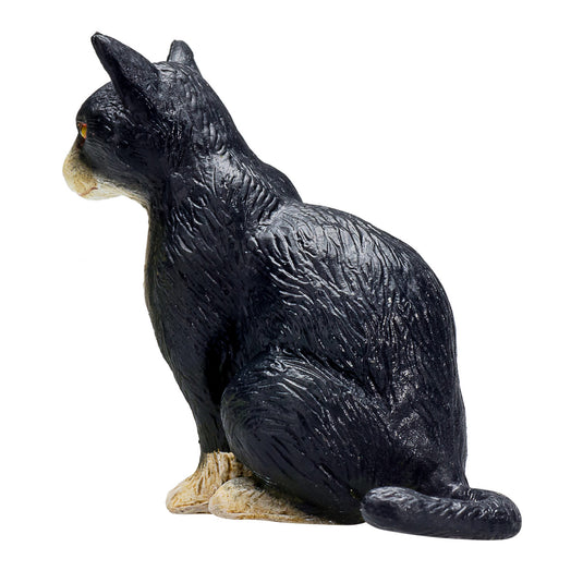 Mojo farmland zittende kat zwart wit - 387371