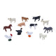Mojo farmland mini boerderijdieren speelset, 12dlg. - 380053