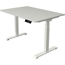 Zit-sta-bureau kerkmann move 1 stable grijs, wit 1270 mm x 1200 mm