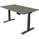 Zit-sta-bureau kerkmann move 1 stable grafiet, grijs 1270 mm x 1400 mm