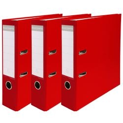 Ordner exacompta 918403se a4 75 mm rood