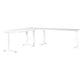 Hoekbureau germania 7898-84uk wit c-voet