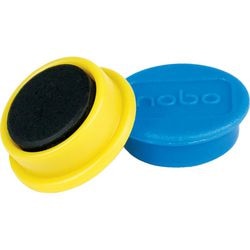Whiteboard-magneten nobo 1915297 kleurenassortiment magnetisch