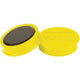 Whiteboard-magneten nobo 1915309 geel magnetisch