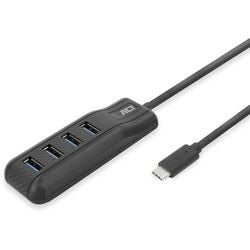 Usb-hub act ac6420 zwart 4 poorten