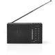 Radio nedis rdfm1200bk zwart