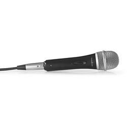 Imp microfoon nedis mpwd50cbk grijs, zwart bedraad