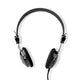 Koptelefoon nedis hpwd1104bk bedraad zwart