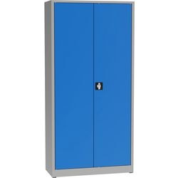Kast c14200.2.b5 grijs, lichtblauw metaal 400 mm x 950 mm x 1950 mm (d x b x h)