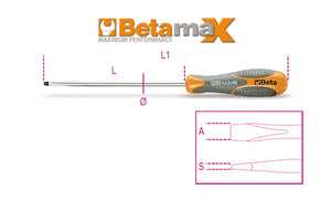 Beta sleufschroevendraaier 4x100mm 1290