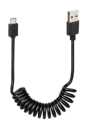Lampa kabel lampa krulkabel micro usb 1 meter zwart
