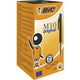 Bic balpen m-10 zwart 50 stuks 0,4mm