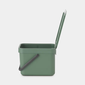 Brabantia sort go afvalbak 6l groen