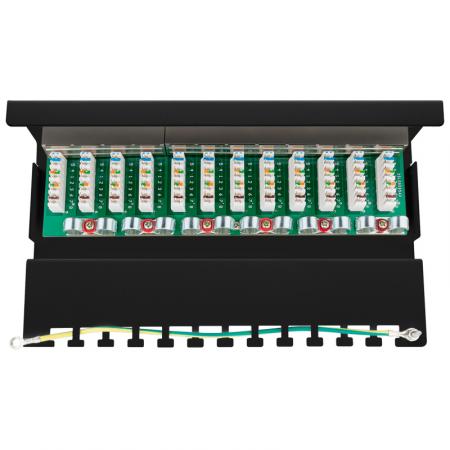 Load image into Gallery viewer, Abi 12-poorts patchpaneel
