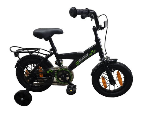 Hulzebos cycle parts b.v. fiets bike fun kids 12 inch boost | remnaaf | zwart