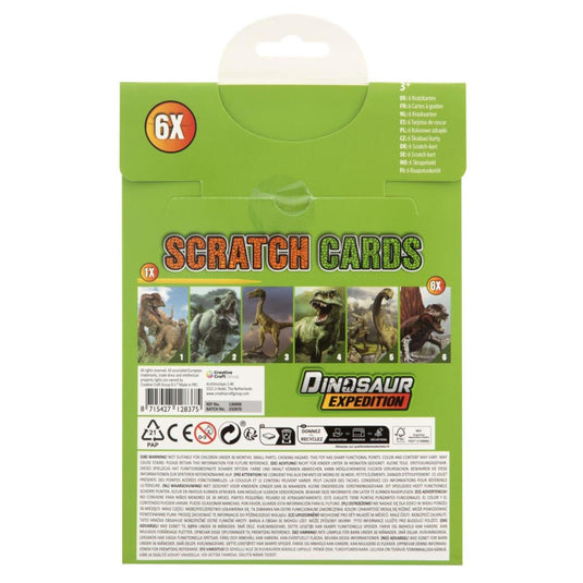 Creative craft group dinosaur expedition kraskaarten 21x14 cm