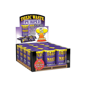 Toxic waste purple sour candy drum (12x 42gr)