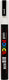 Uni posca pc3m acrylmarker wit - ronde punt tot 1,3 mm