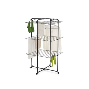 Brabantia hangon droogtoren 23 meter matt zwart