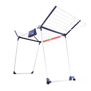 Afbeelding laden in galerijviewer, Leifheit droogrek pegasus 200 solid deluxe mobile - met wieltjes - 20 m drooglengte
