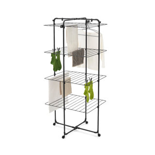 Brabantia hangon droogtoren 30 meter matt zwart