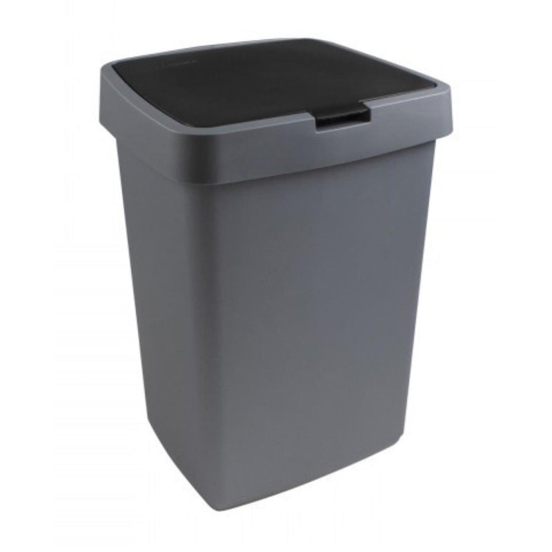 Load image into Gallery viewer, Sunware delta afvalbak 50l metaal zwart
