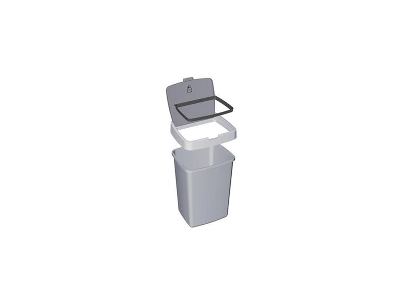 Load image into Gallery viewer, Sunware delta afvalbak 25l metaal zwart
