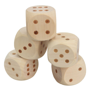 Houten dobbelspel xl