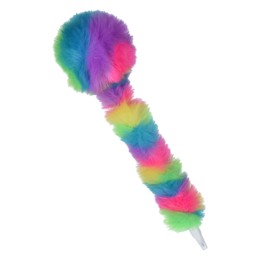 Pluche regenboog balpen