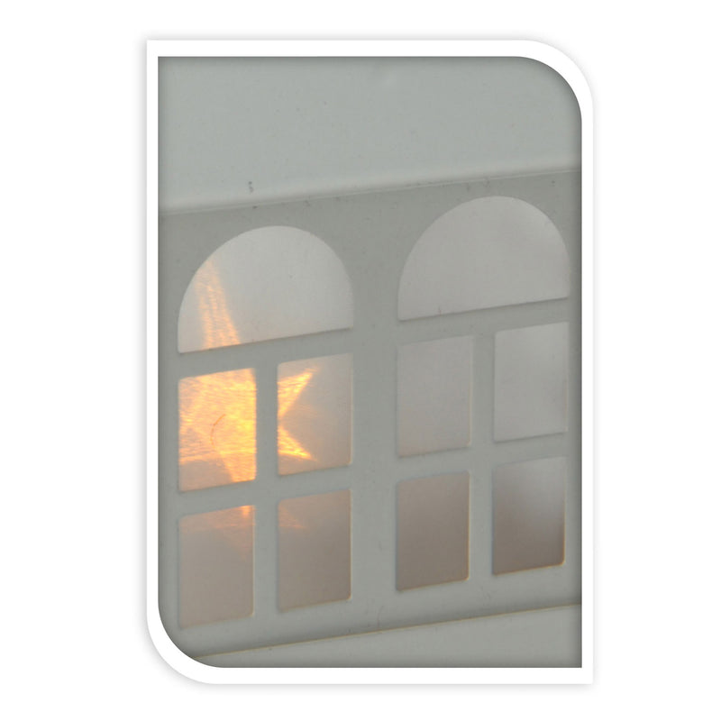 Load image into Gallery viewer, Hanger Huisje met Ledverlichting Wit
