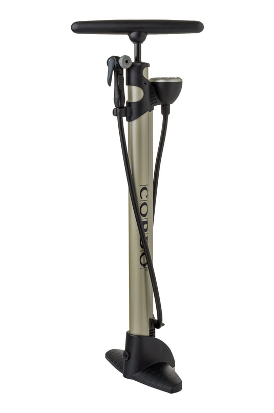 Cordo easy blaster fietspomp 11bar - metallic zilver