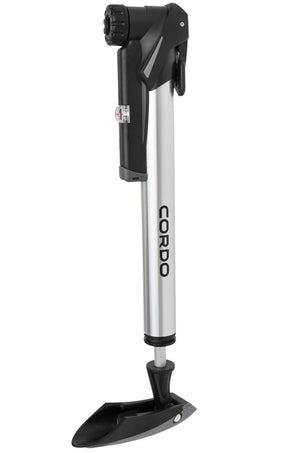Dunlop cordo double action x-tra handpomp 8bar - zilver zwart