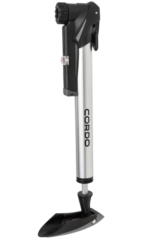 Dunlop cordo double action x-tra handpomp 8bar - zilver zwart