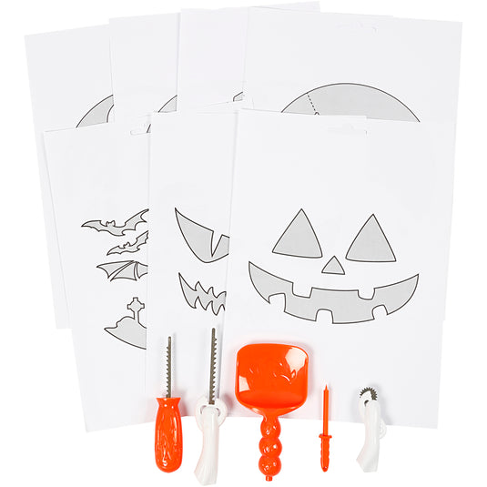 Pompoen snijden set, 1 set
